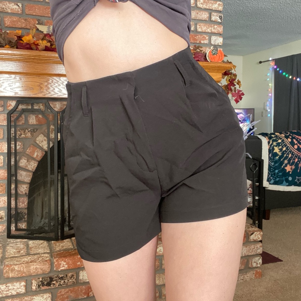 Forever 21 black dress shorts